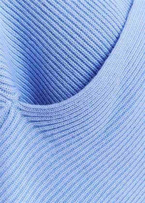 Gustaph knitted pullover blue monday Essentiel