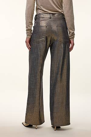 Olympe pants blue jeans gold FEMMES du SUD