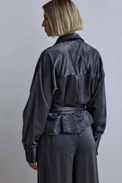Allison satin silvergrey Femmes du Sud