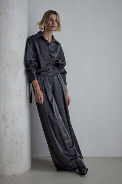 Allison satin silvergrey Femmes du Sud