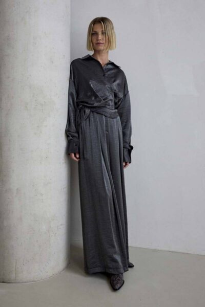 Allison satin silvergrey Femmes du Sud