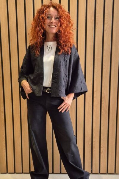 Aimee left hand used black denim Cambio