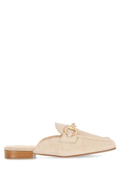 Slipper luxury suede sand Fred de la Bretoniere