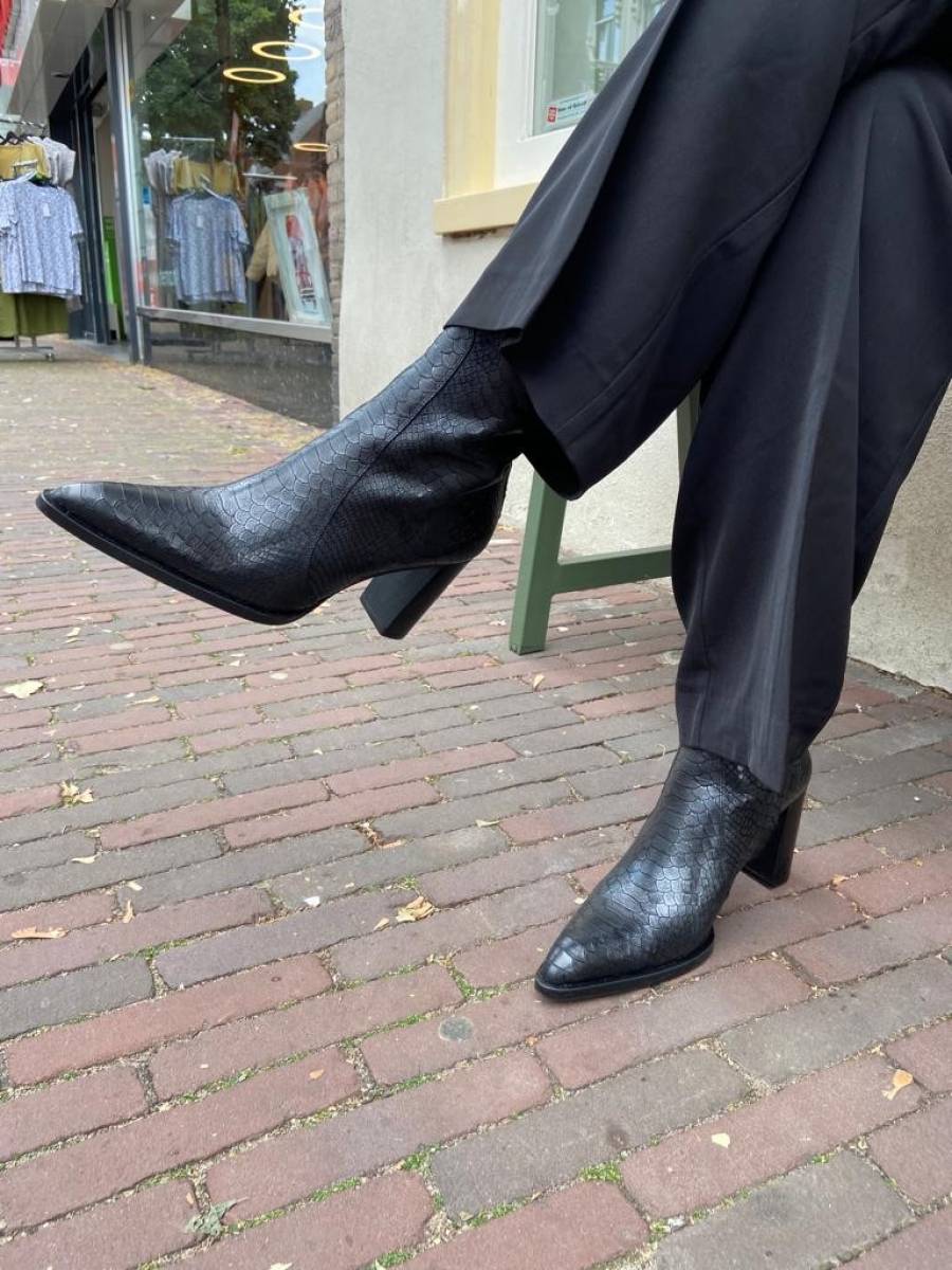 invoegen Pikken actie Paige ankle boot black Fred de la Bretoniere - Het Bonte Schaep