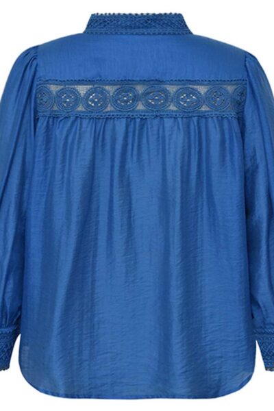 Soffy blouse ocean blue Gossia