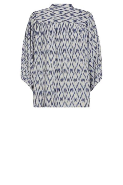 Sigga jo blouse blue white Gossia