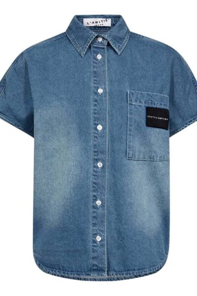 Denim NS logo shirt used denim Haute L’Amitie