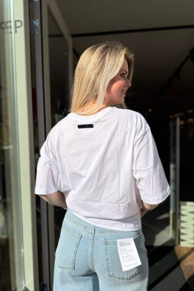 24 Lace number tee white Haute L’Amitie