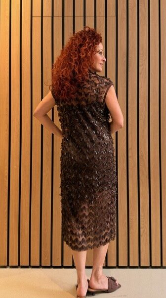 Limone dress mocca Haute L’Amitie