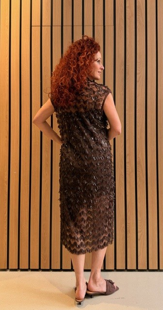 Limone dress mocca Haute L'Amitie - Afbeelding 3