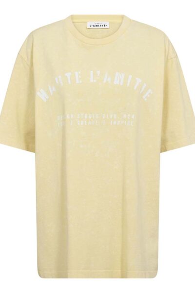 Noma acid curve studio tee pale yellow L’Amitie