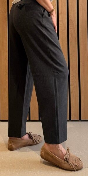 Amy crop tall pant grey melange Haute L’Amitie