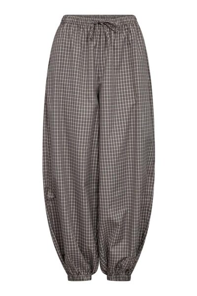 Chess check harem pant beige Haute L’Amitie