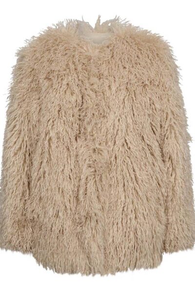 Tibet fur jacket off white Haute L’Amitie
