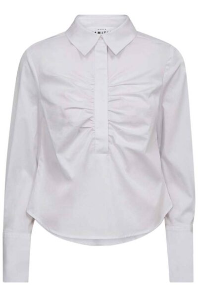 Pure placket shirt white Haute L’Amitie