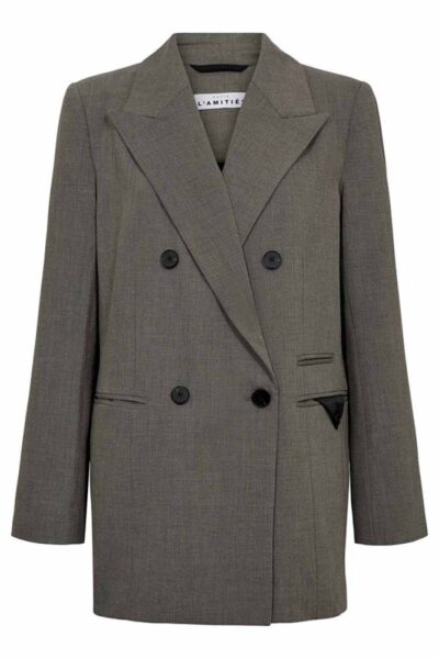 Nicole low triangle blazer beige Haute L’Amitie