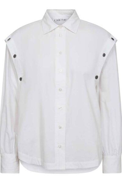Button sleeve shirt white Haute L’Amitie