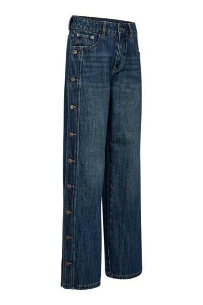 Denize button tall jeans denim blue Haute L’Amitie