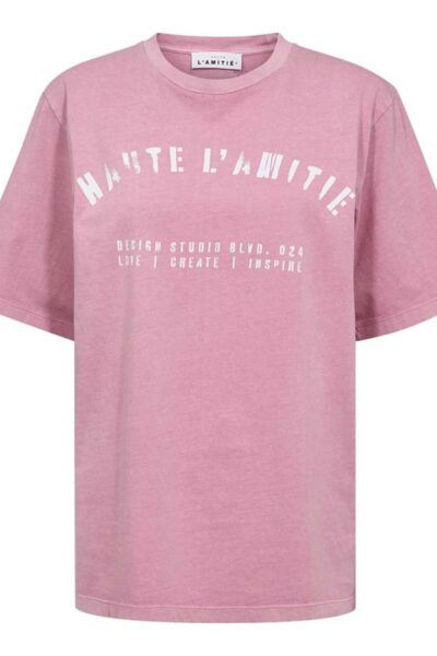 Noma acid curve studio tee pink Haute L’Amitie