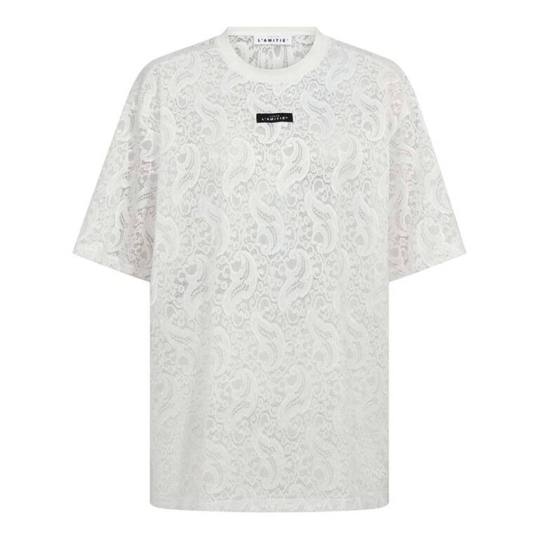 Summer lace loose tee white Haute L'Amitie