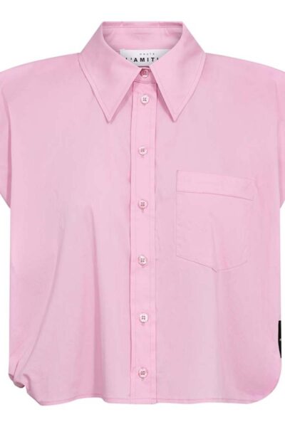 Dinnie ns poplin shirt bubblegum Haute L’Amitie