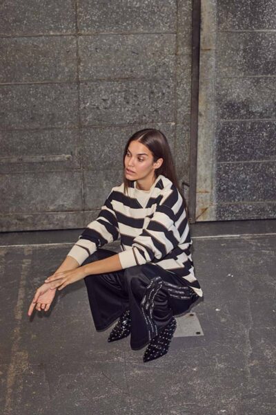 Logo tape track tall pant black Haute L’Amitie