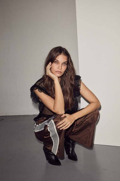Baggy track pants mocca Haute L’Amitie