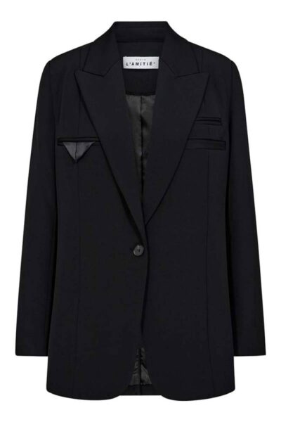 Premiere oversize triangle blazer black L’Amitie