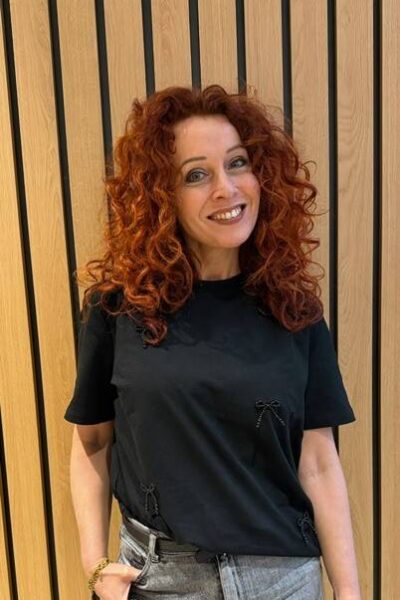 Pearl bow tee black Haute L’Amitie