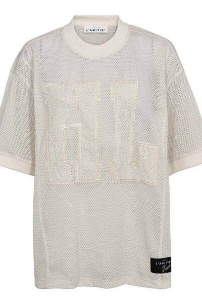 Drift HL lace tee pearl Haute L’Amitie