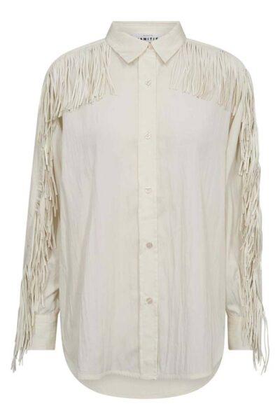 Fringe shirt off white Haute L’Amitie