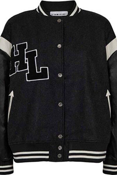 Haute L’Amitie mix bomber black