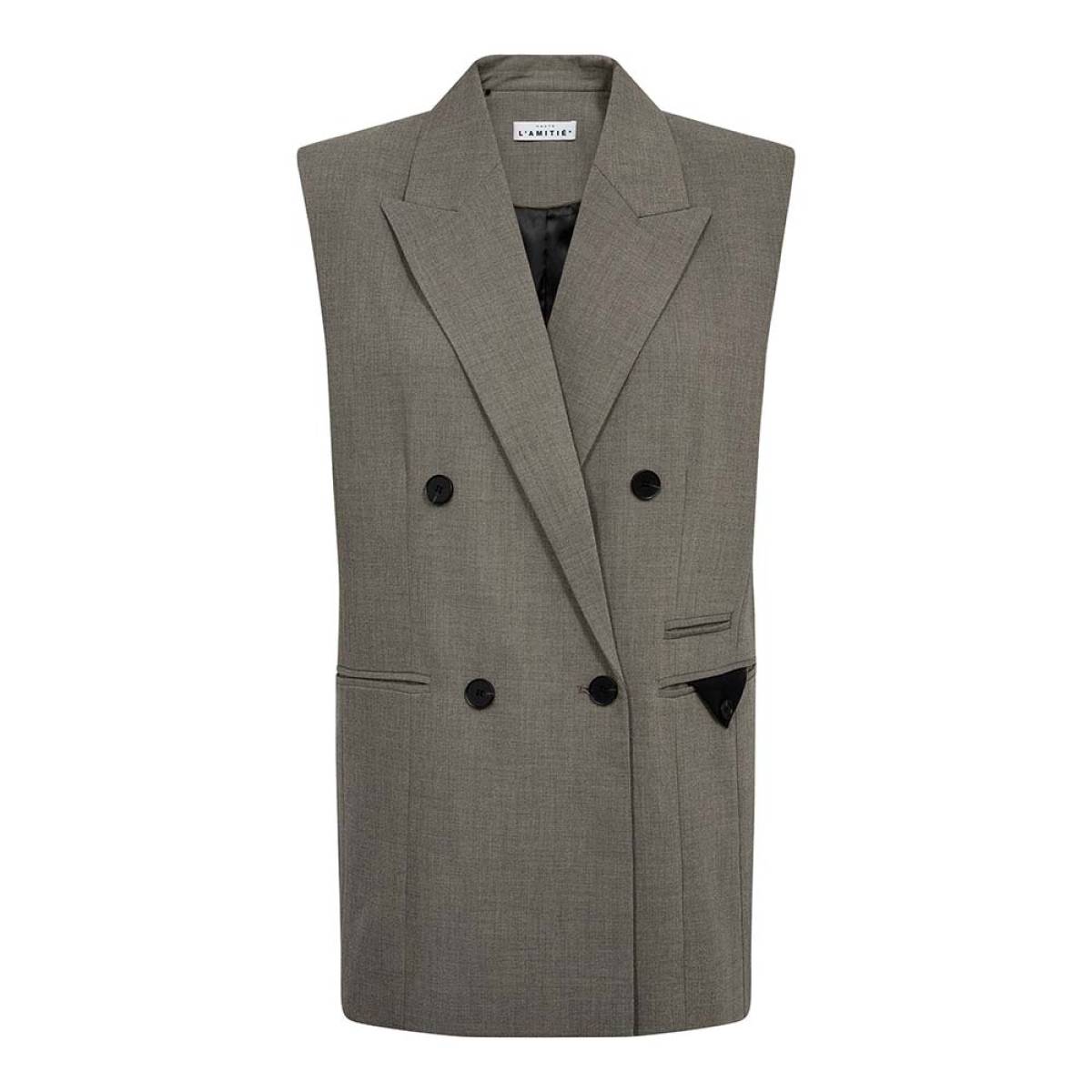 Nicole triangle tailor beige mel. Haute L'Amitie - Afbeelding 4