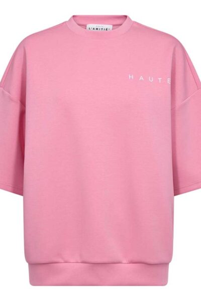 Maxi split ss logo sweat candyfloss Haute L’Amitie