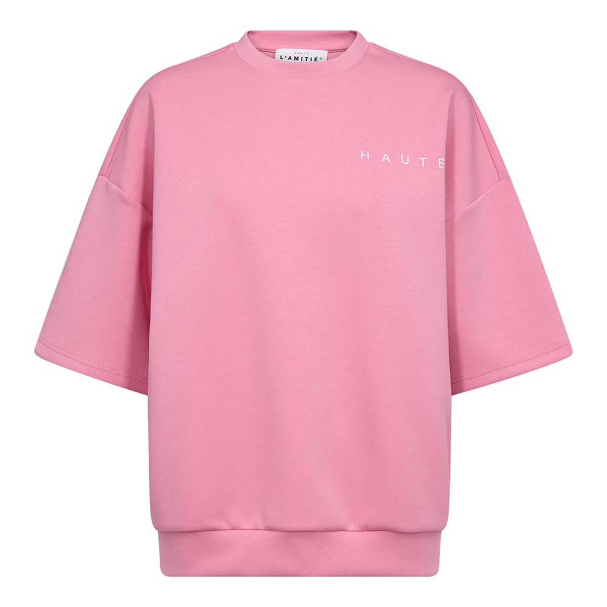 Maxi split ss logo sweat candyfloss Haute L'Amitie - Afbeelding 2
