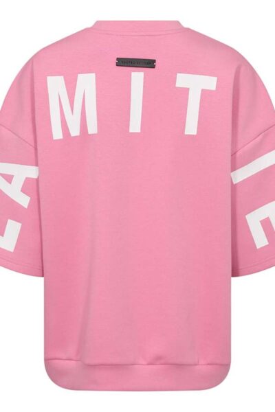 Maxi split ss logo sweat candyfloss Haute L’Amitie