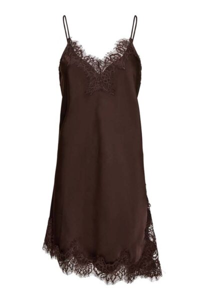 Naomi Asym lingerie dress mocca Haute L’Amitie