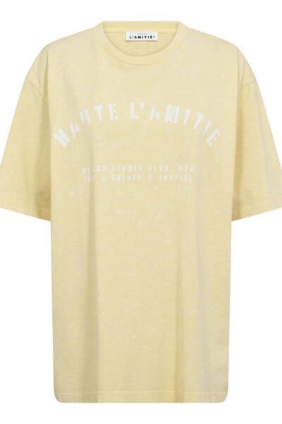 Noma acid curve studio tee pale yellow L’Amitie