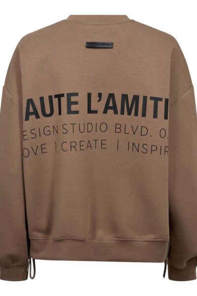 New studio tie sweat walnut Haute L’Amitie