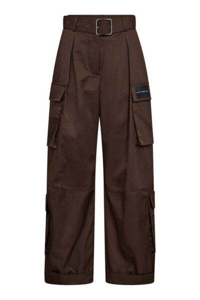 Rabi cargo pocket tall pant mocca Haute L’Amitie
