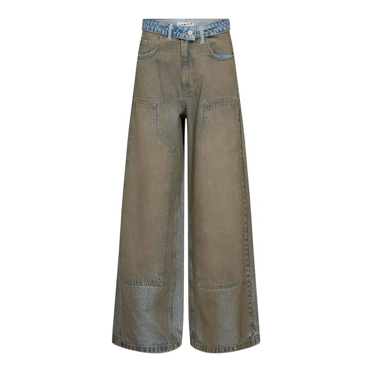 Celeste patch vintage tall jeans Haute L'Amitie - Afbeelding 4