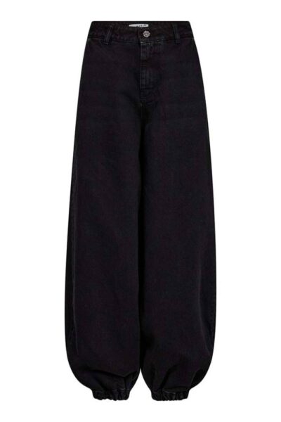Denim harem tall pant black Haute L’Amitie