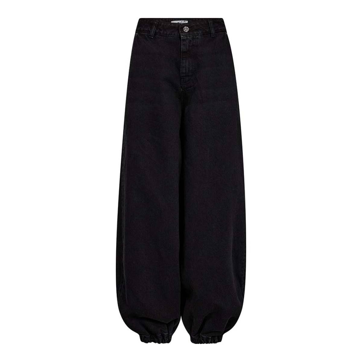 Denim harem tall pant black Haute L'Amitie - Afbeelding 2