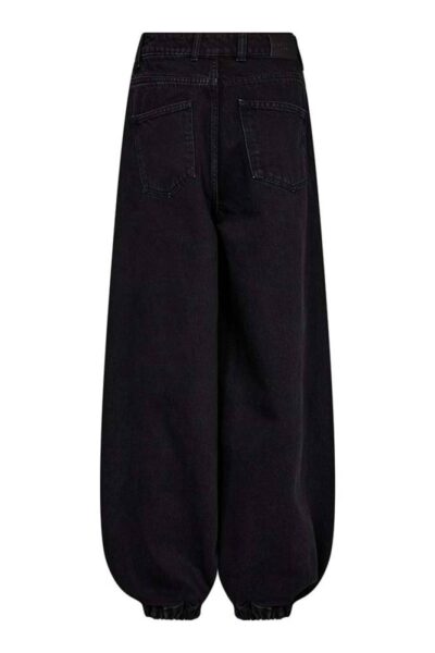 Denim harem tall pant black Haute L’Amitie