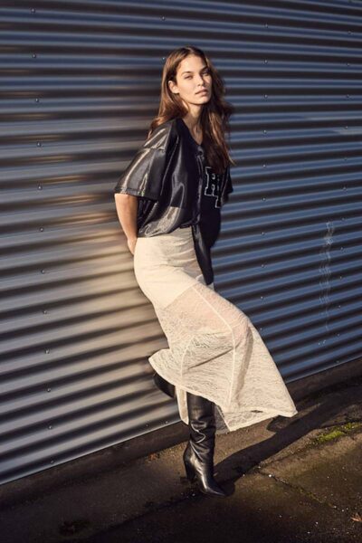 Court tee black Haute L’Amitie