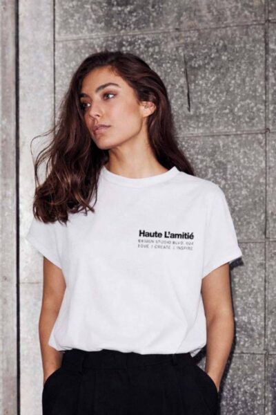 Noma NS balloon tee white Haute L’Amitie