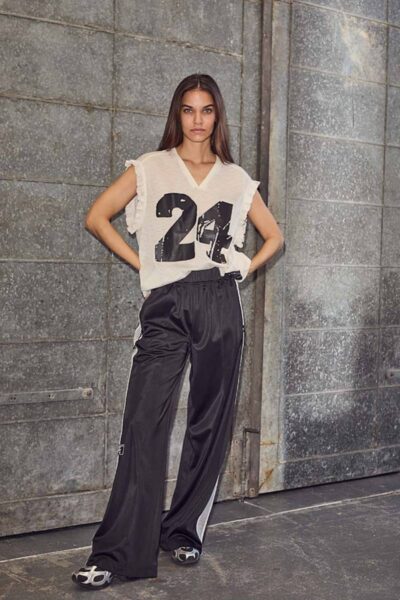 Drift frill v-24 top pearl Haute L’Amitie