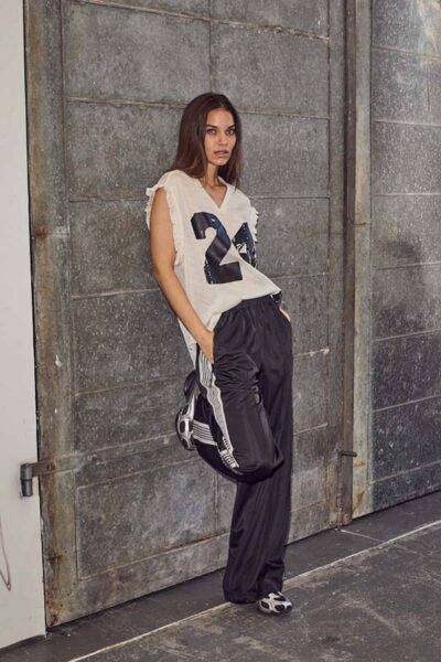 Drift frill v-24 top pearl Haute L’Amitie