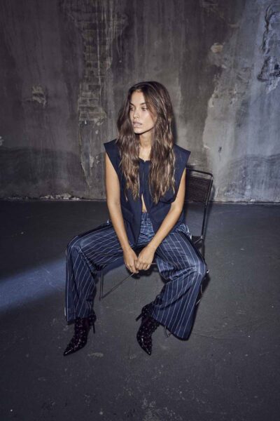 Premiere box waistcoat navy Haute L’Amitie