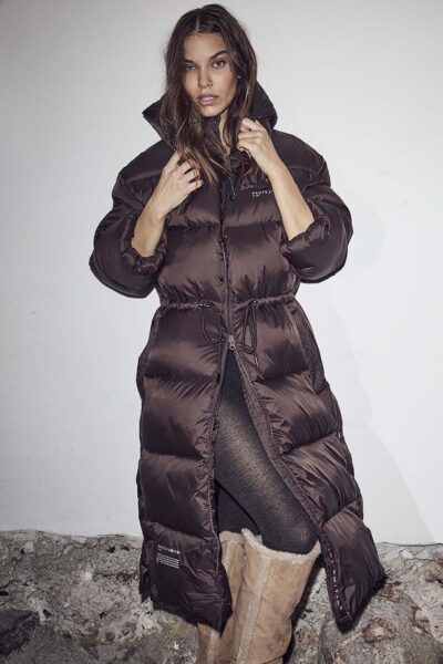Climb long puffer jacket mocca Haute L’Amitie